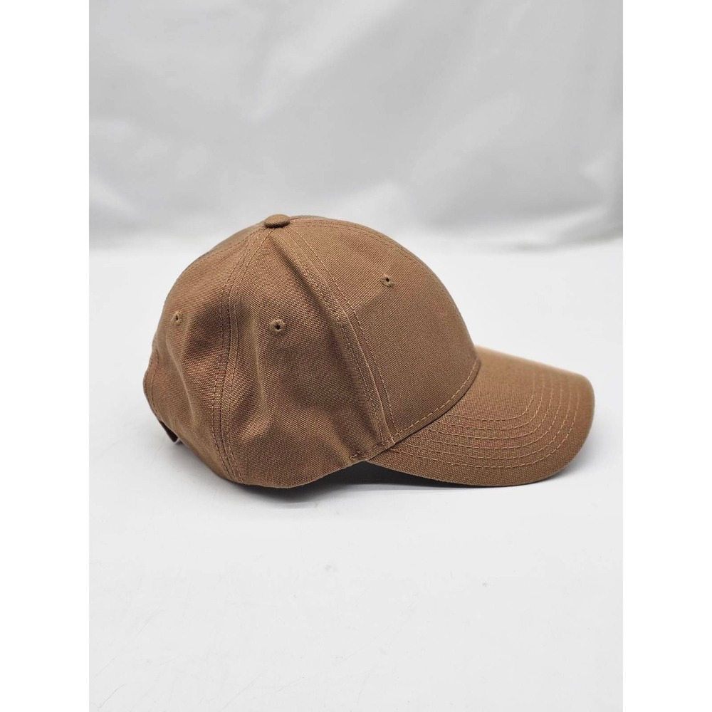 STIHL Hat Men One Size Brown Embroidered Canvas Logo Adjustable Cap - Picture 3 of 8